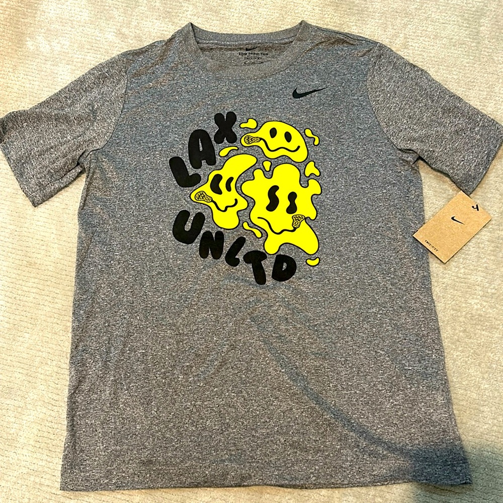 Nike -lax unlimited NWT Drifit Shirt-Boys xLg